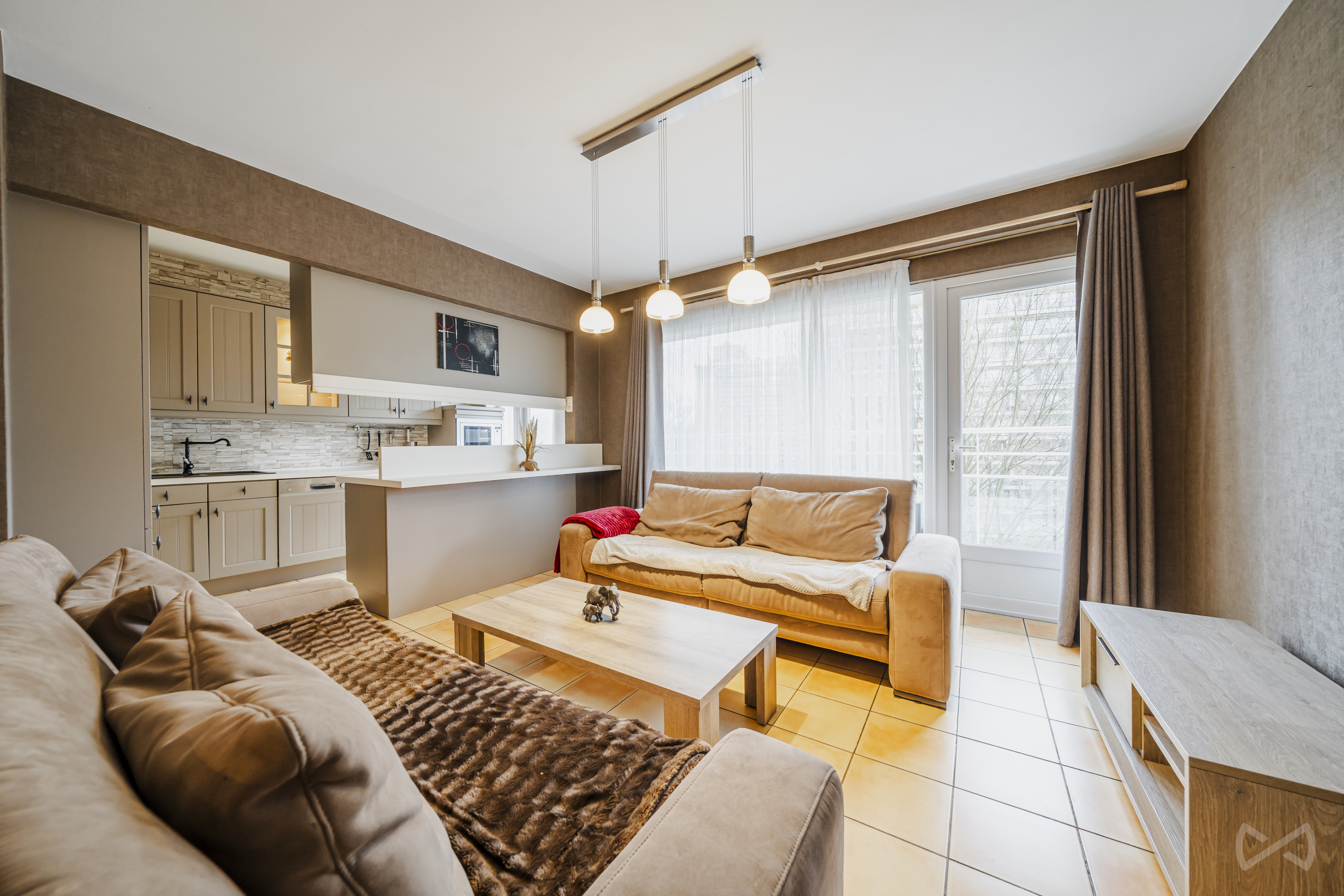 Picture 2 of 3 for Flat with two bedrooms in Anderlecht