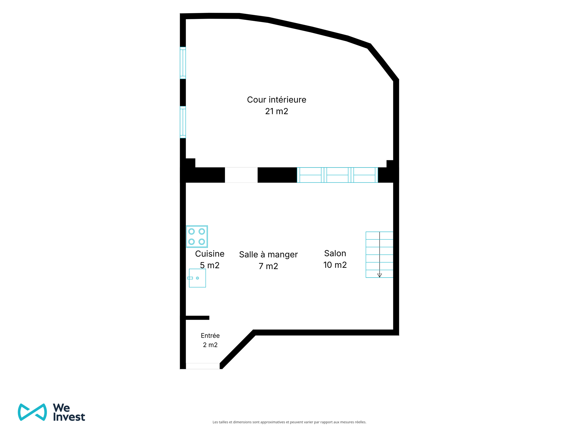 Picture 1 of 2 for Duplex with one bedroom in Etterbeek