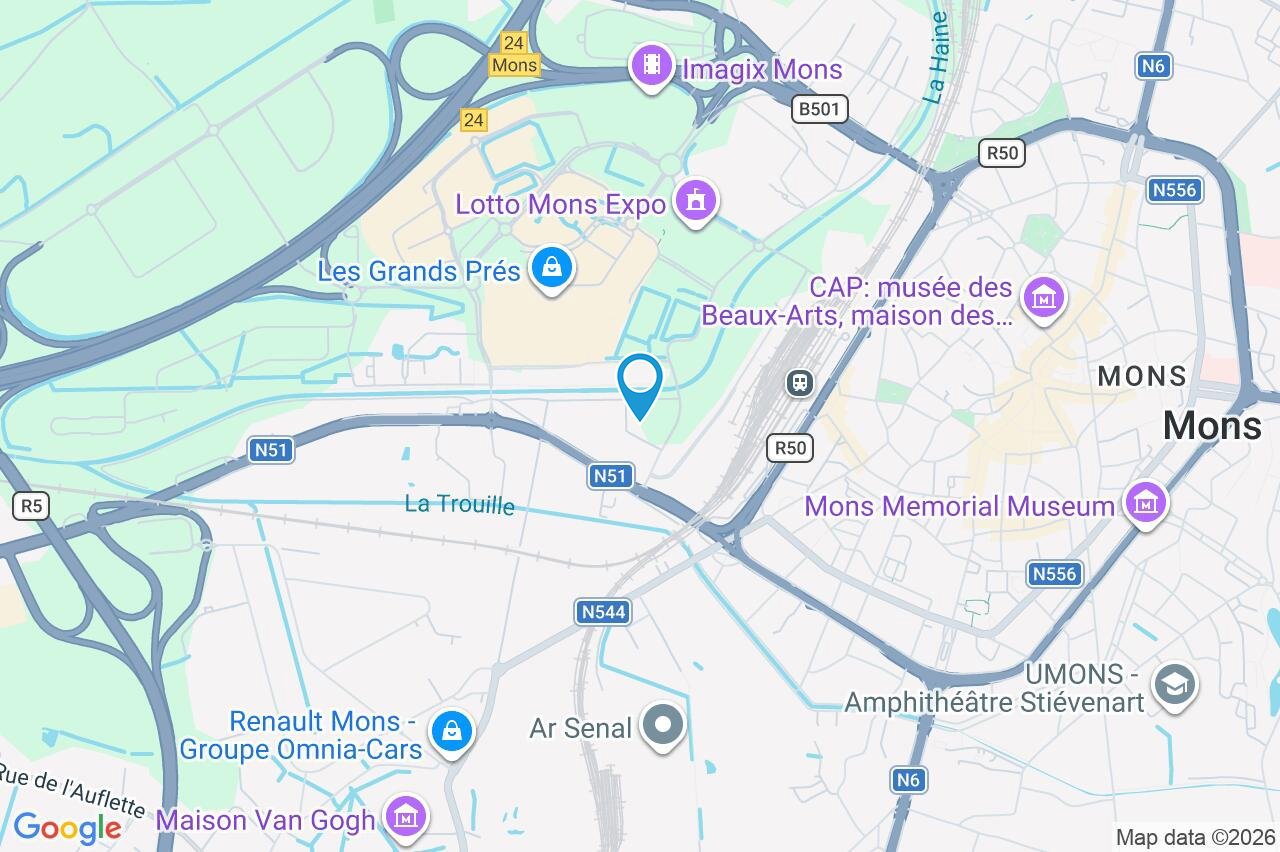 Picture 3 of 3 for Flat with one bedroom in Mons