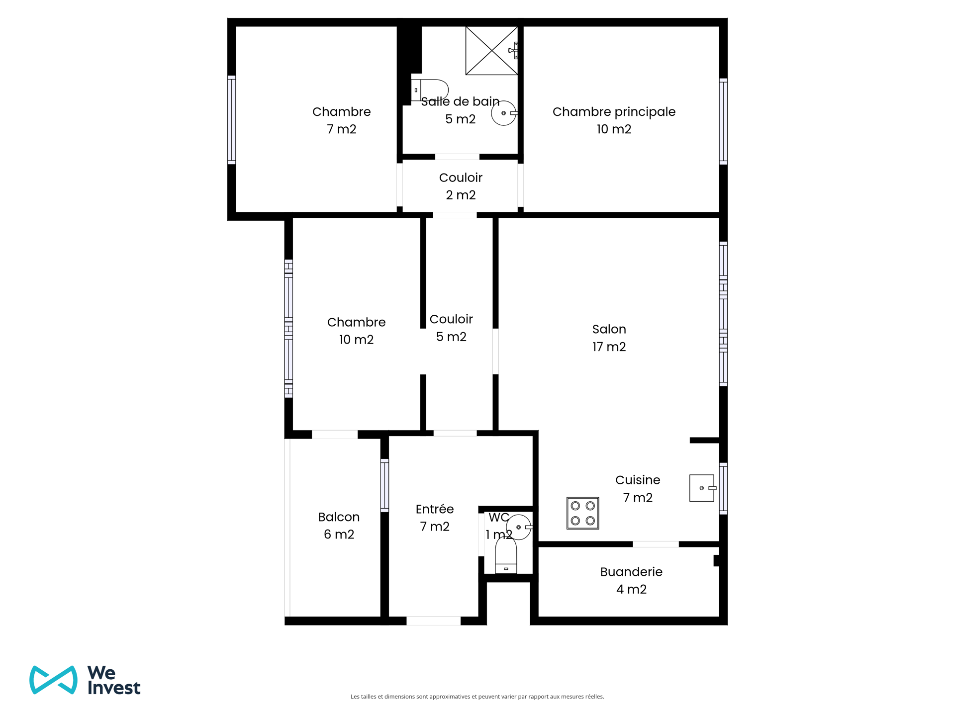 Picture 1 of 1 for Flat with two bedrooms in Braine-le-Comte