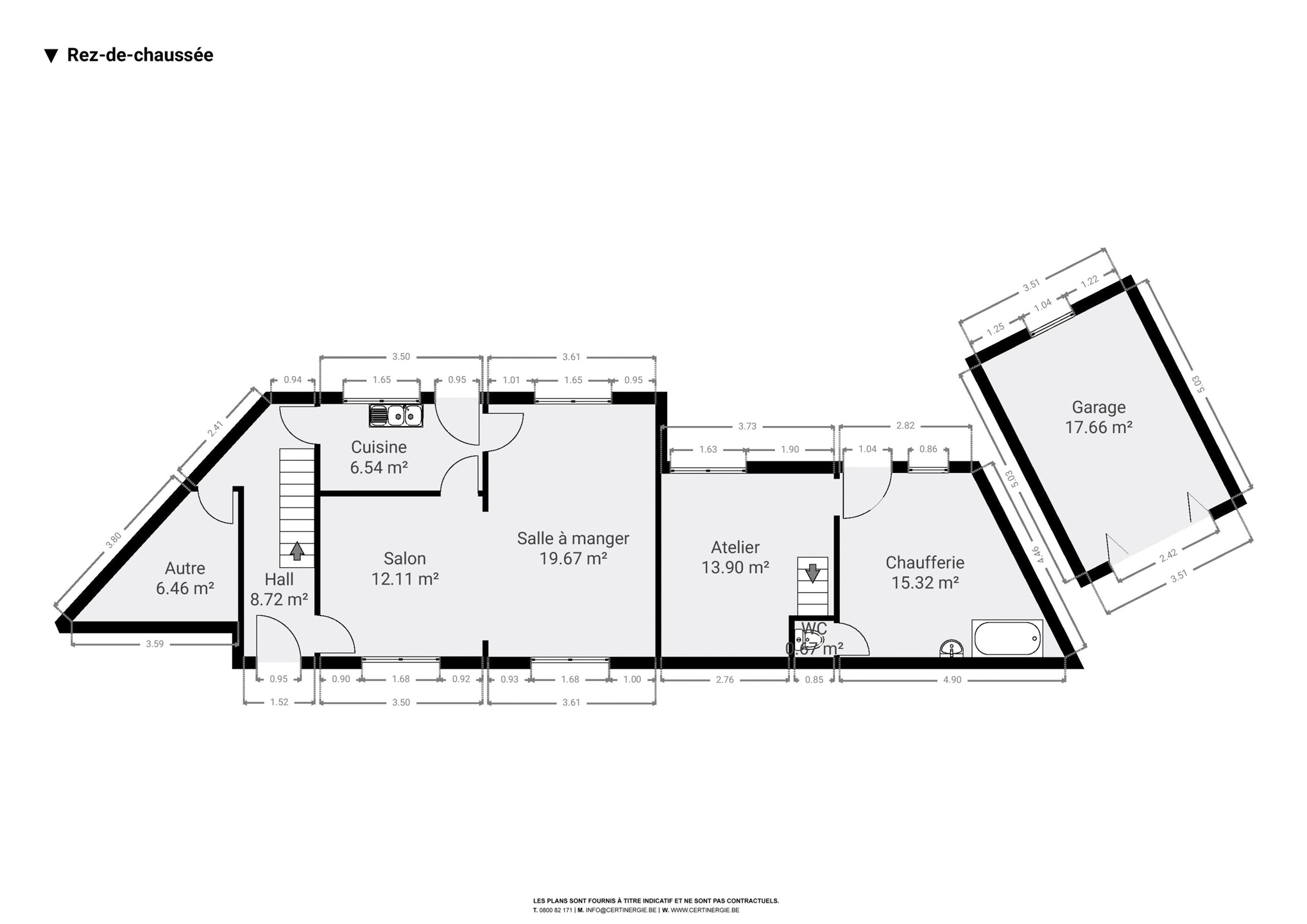 Picture 2 of 4 for House with three bedrooms in Enghien