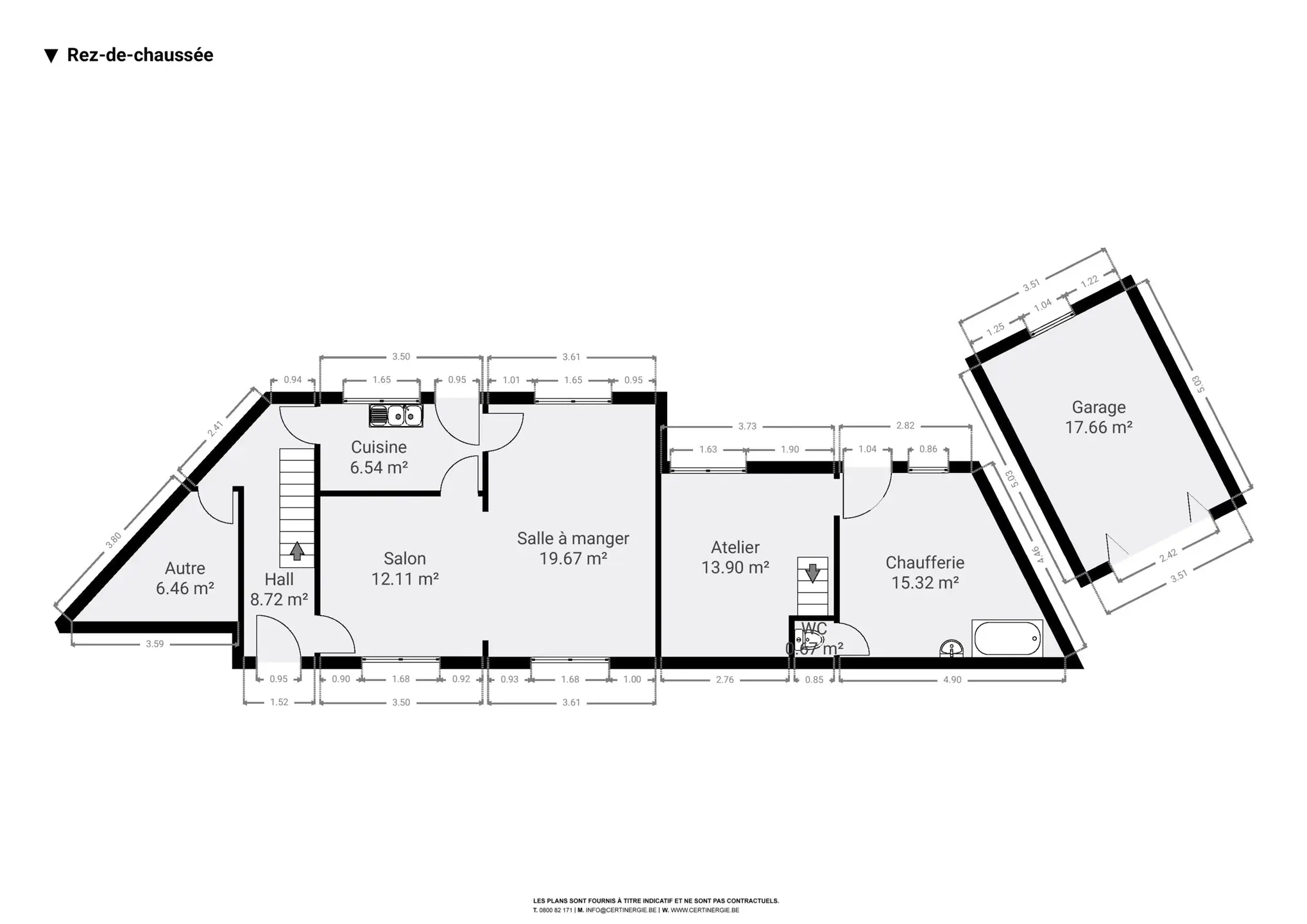 Picture 2 of 4 for House with three bedrooms in Enghien