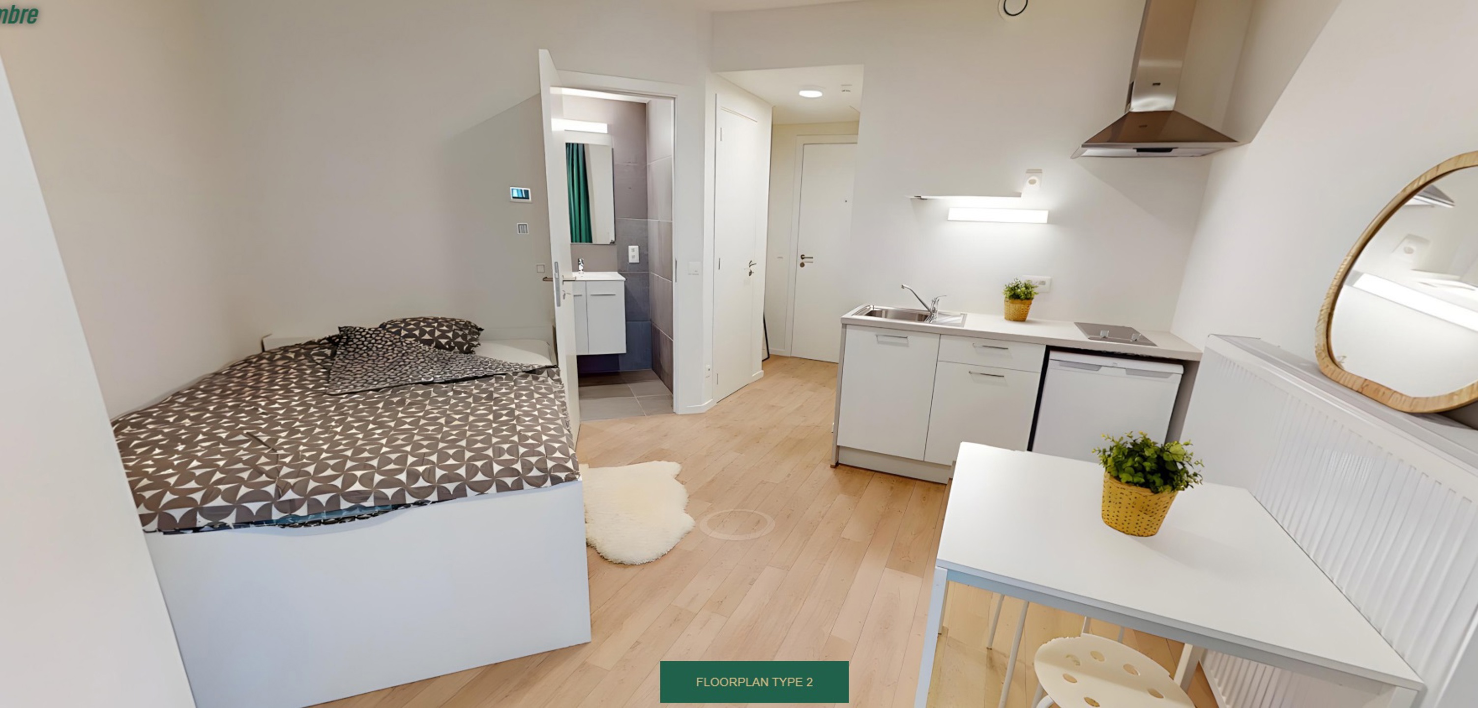 Picture 3 of 4 for Studio in Ixelles