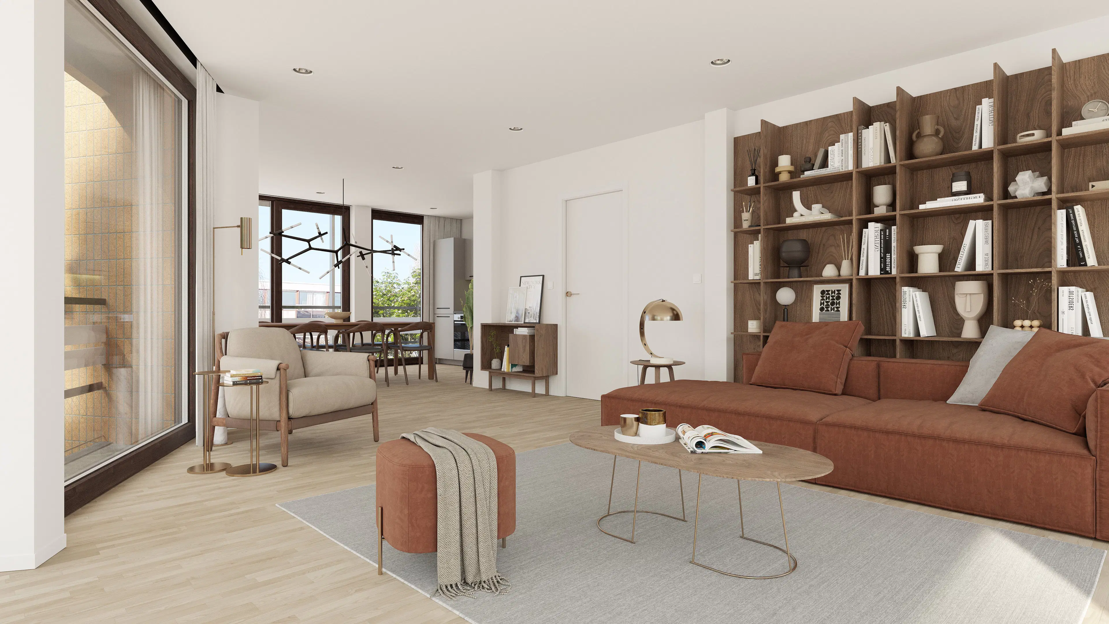 Picture 2 of 4 for Flat with one bedroom in Berchem-Sainte-Agathe