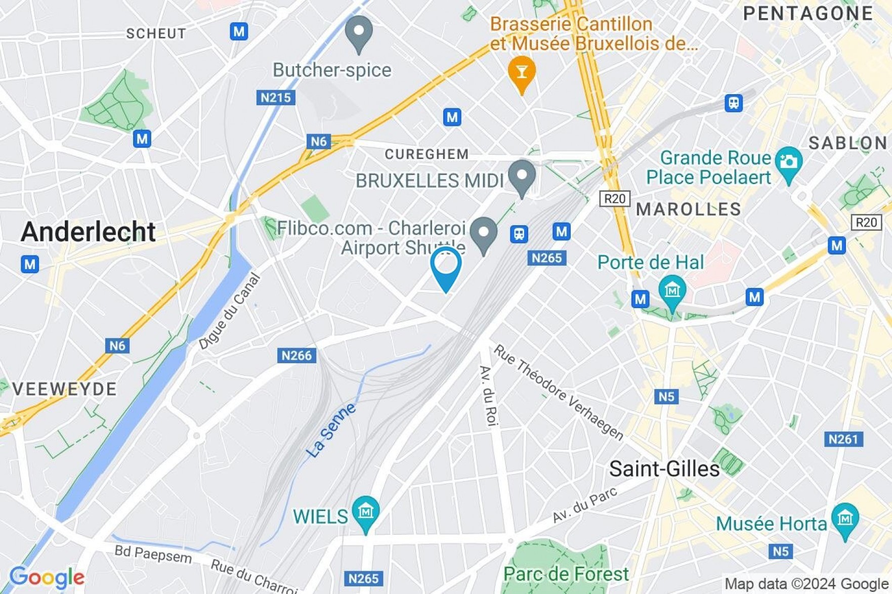 Photo 1 sur 1 pour Bureaux à Anderlecht