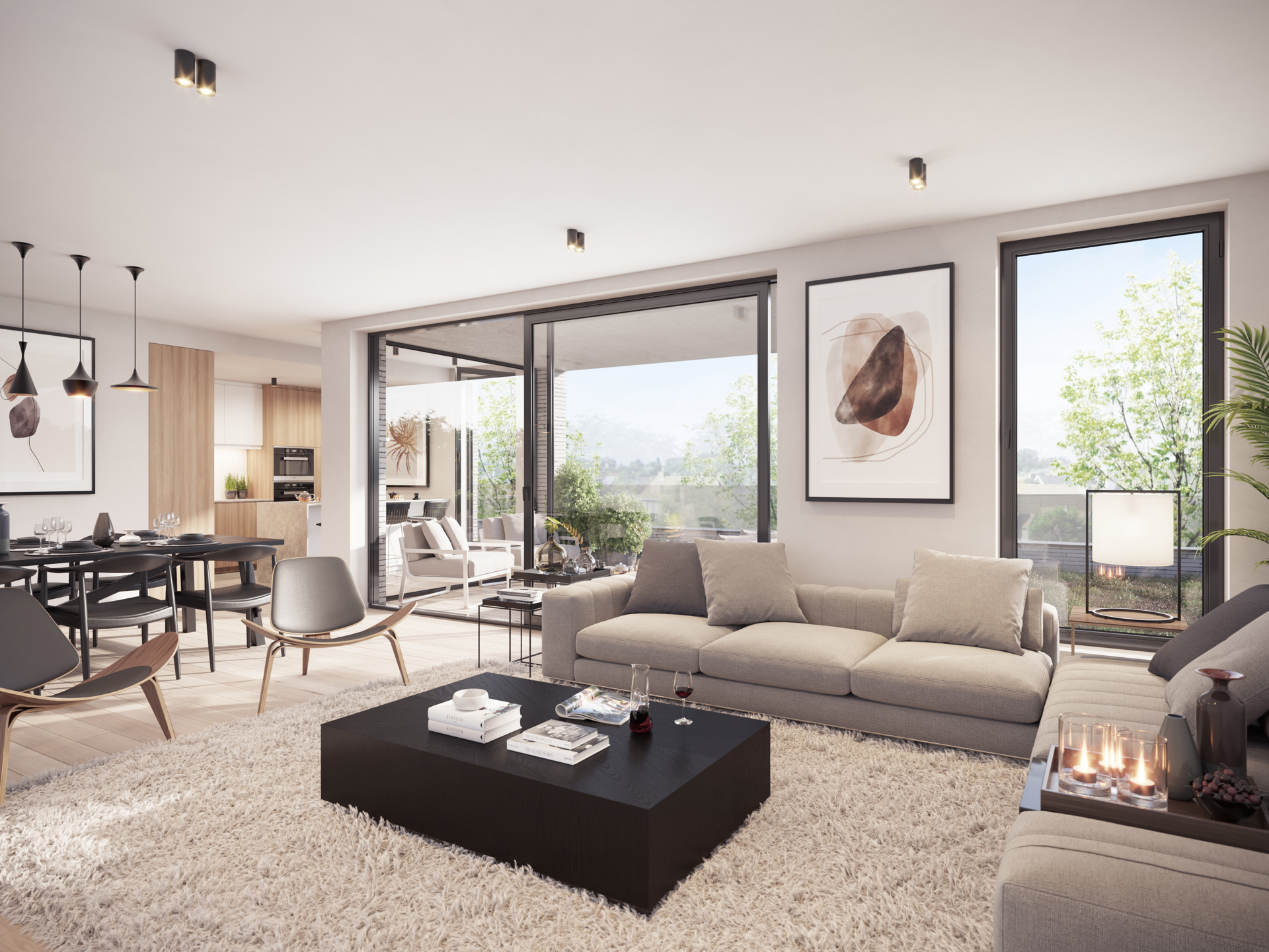 Picture 2 of 4 for Flat with two bedrooms in Mons 