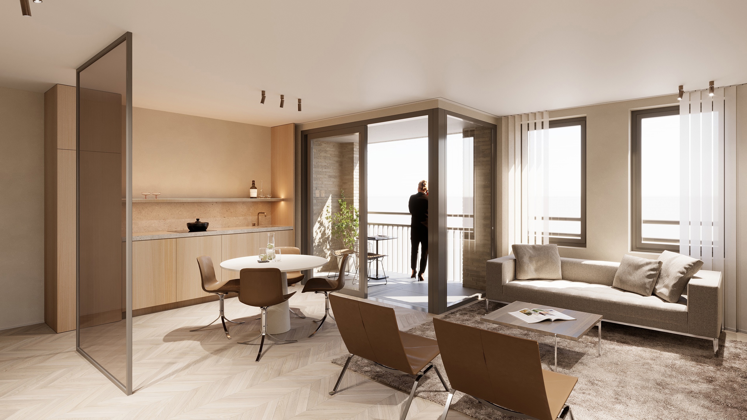 Picture 2 of 4 for Flat with three bedrooms in Bruxelles