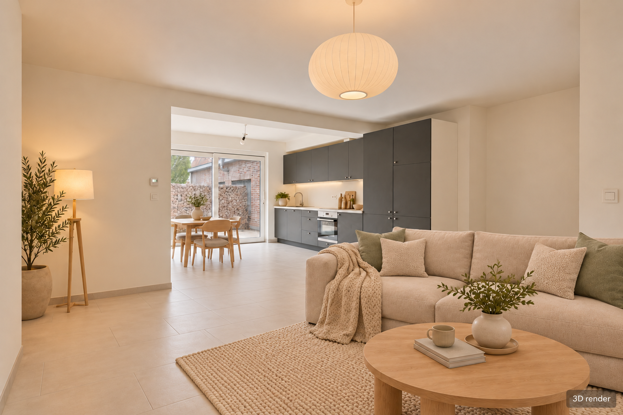 Picture 3 of 3 for Flat with two bedrooms in Herzele