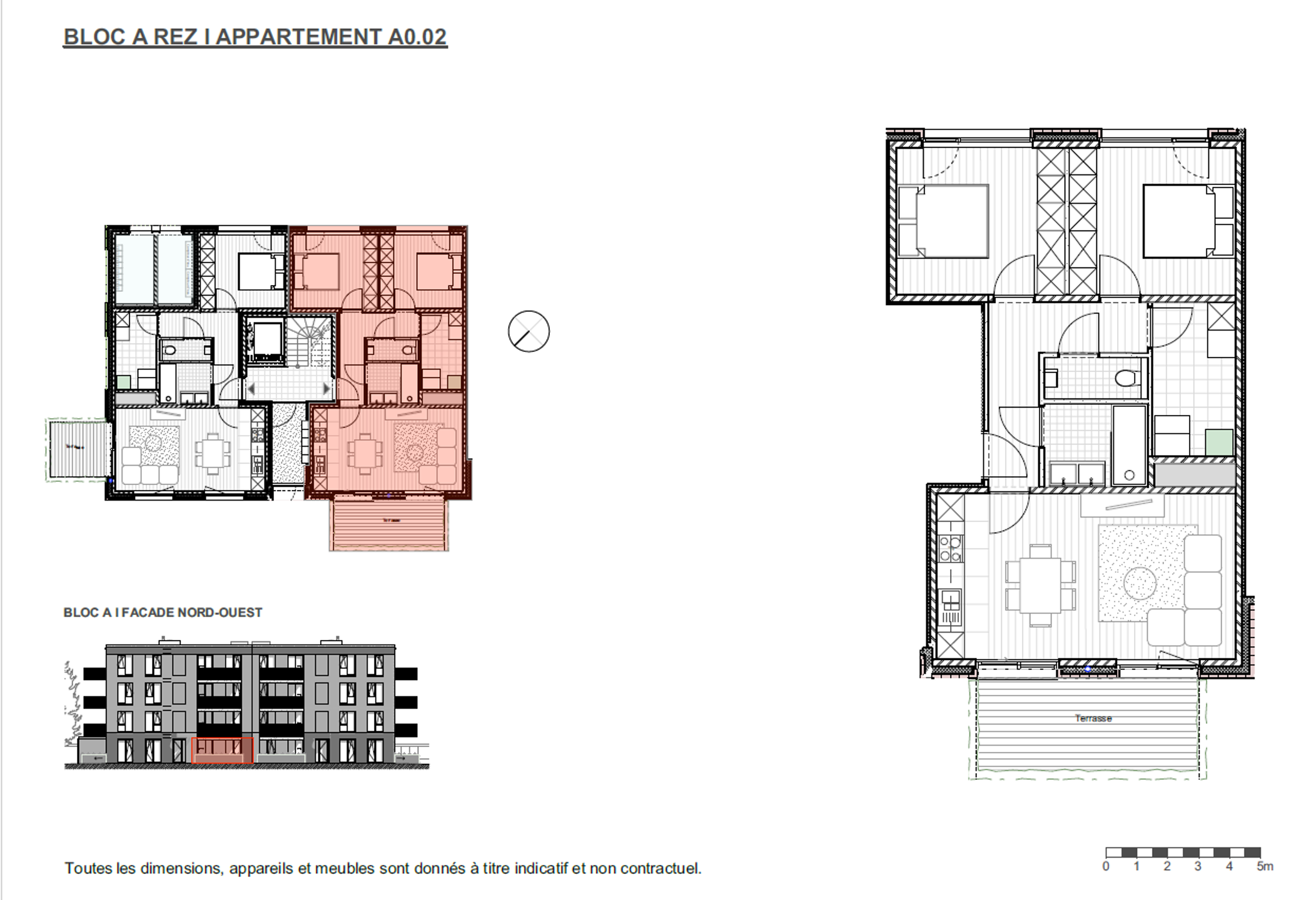 Photo 2 sur 3 pour Appartement de deux chambres à Mons 