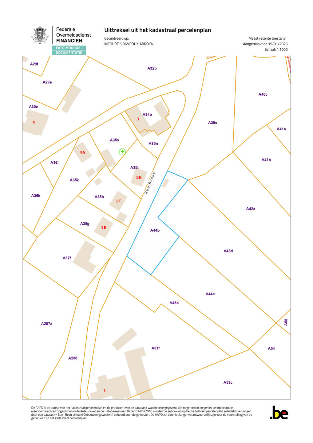 Picture 1 of 1 for Building ground in Incourt