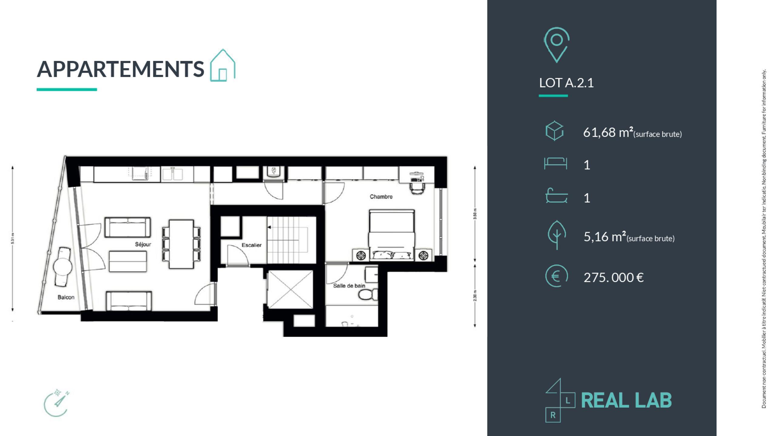 Picture 1 of 5 for Flat in Ixelles