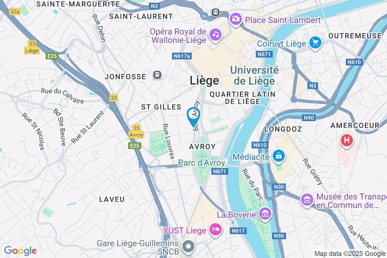 Picture 1 of 1 for Flat with three bedrooms in Liège