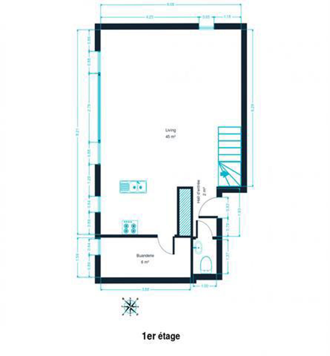 Picture 3 of 4 for Flat with two bedrooms in Hannut