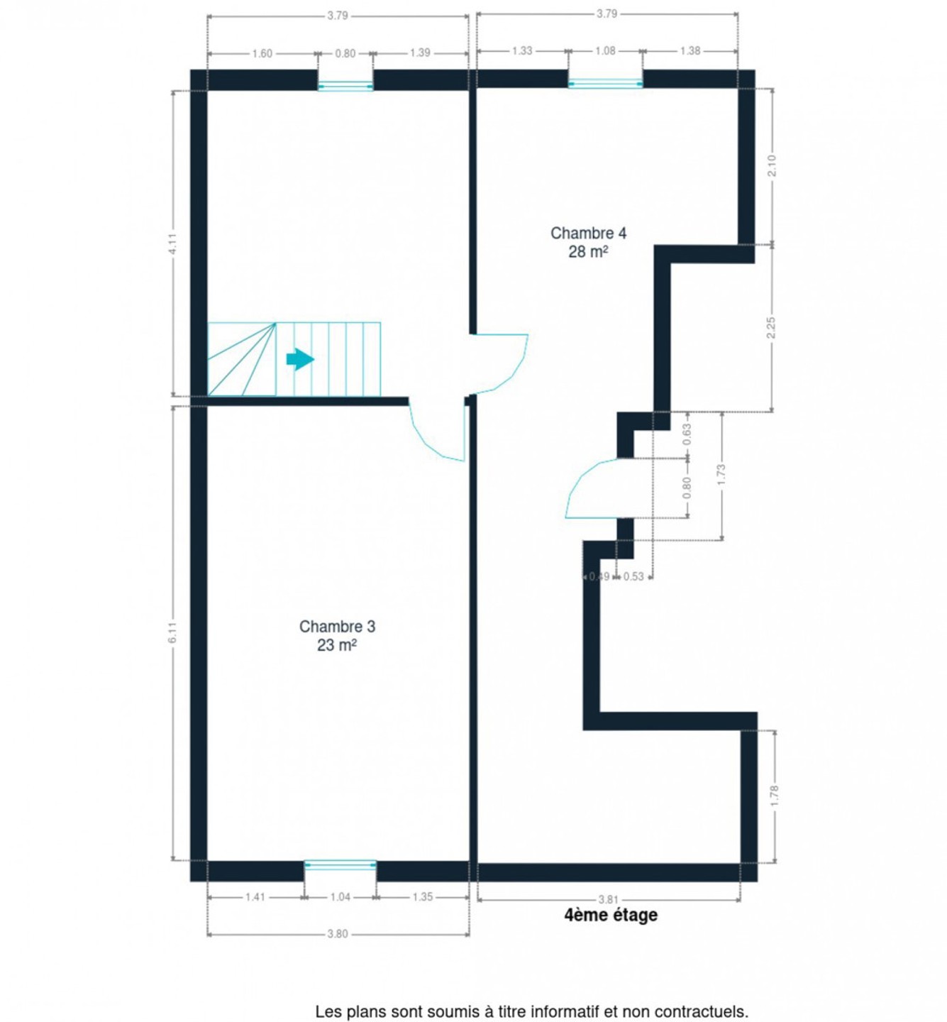 Photo 4 sur 4 pour Duplex de quatre chambres à Fontaine-l'Évêque