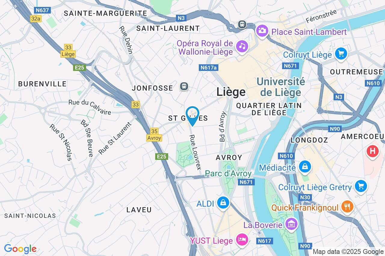 Photo 3 sur 3 pour Maison de maître de six chambres à Liège