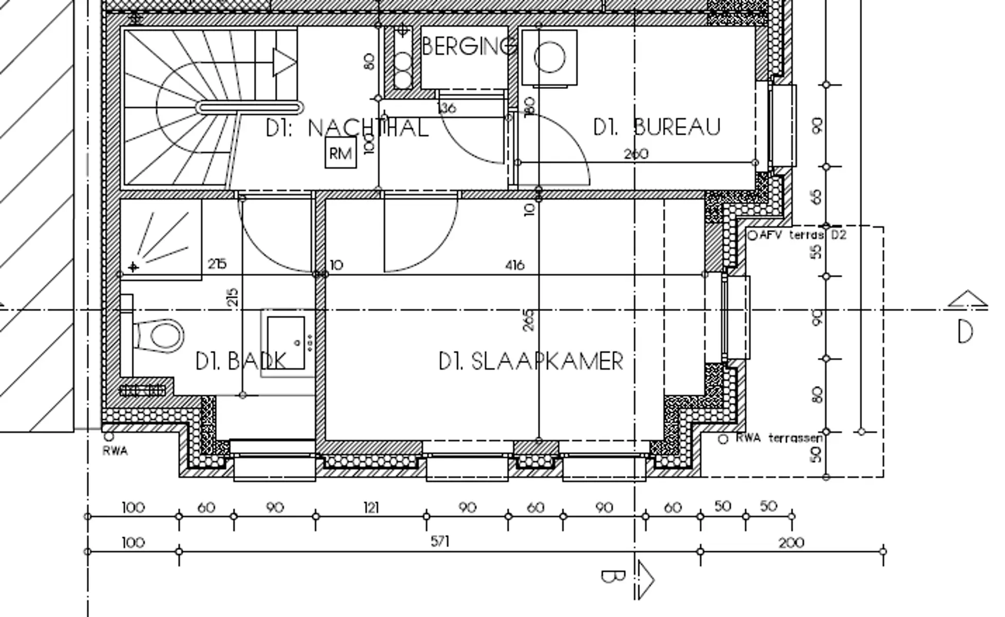 Foto 2 van 3 van Duplex met één slaapkamer in Edegem