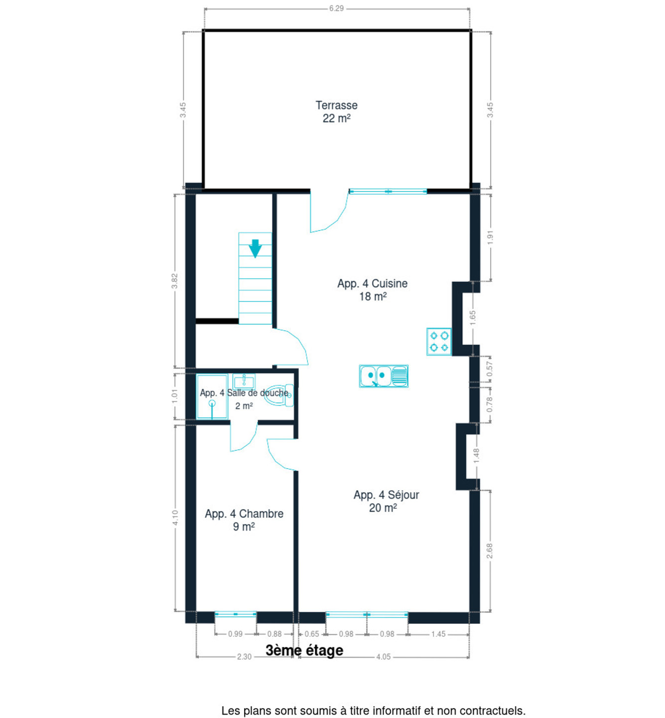Picture 1 of 1 for Flat with one bedroom in Bruxelles