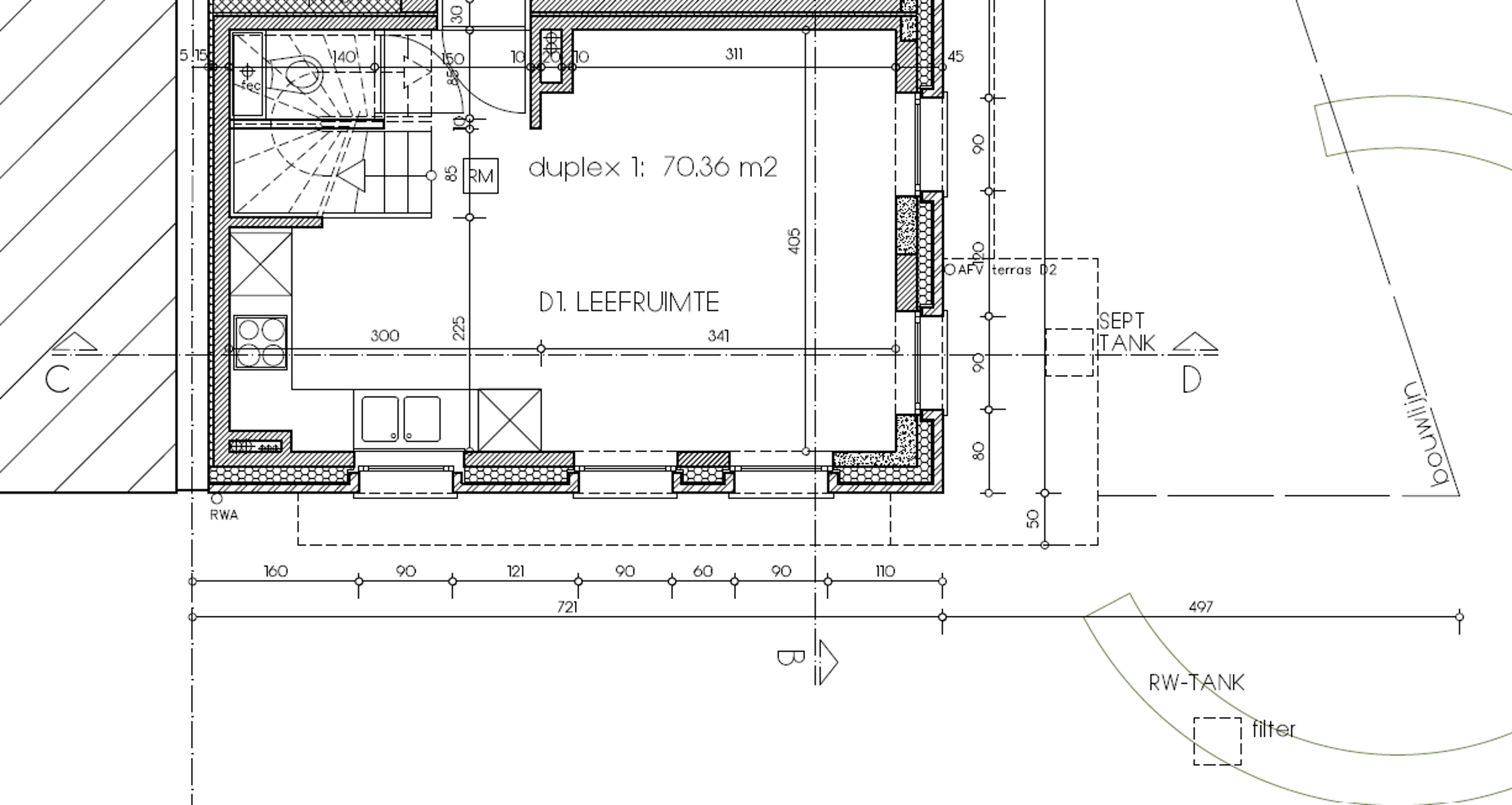 Foto 1 van 3 van Duplex met één slaapkamer in Edegem