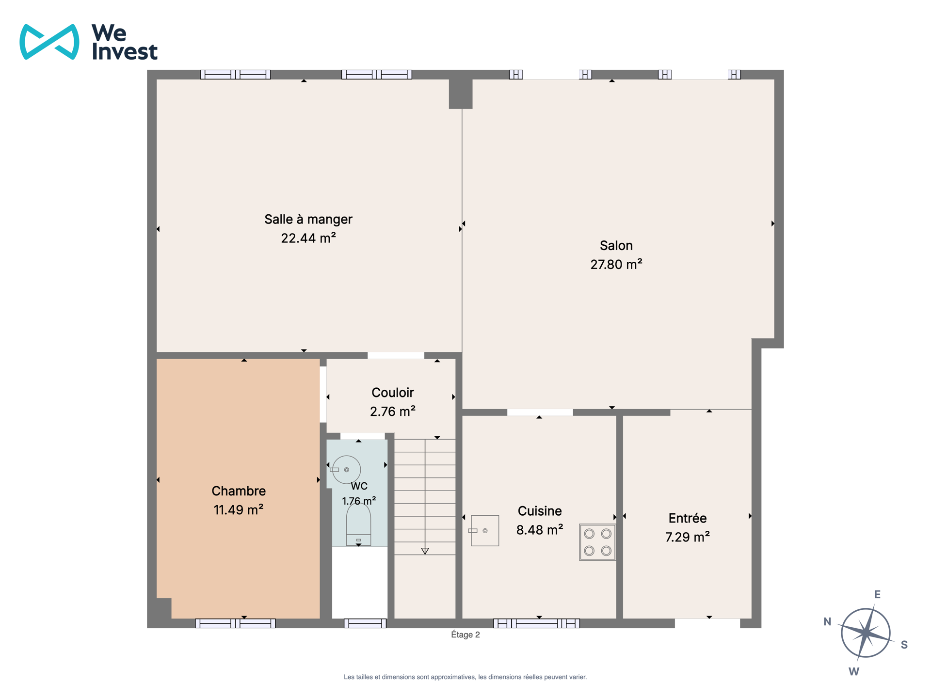 Photo 2 sur 3 pour Duplex de deux chambres à Bruxelles
