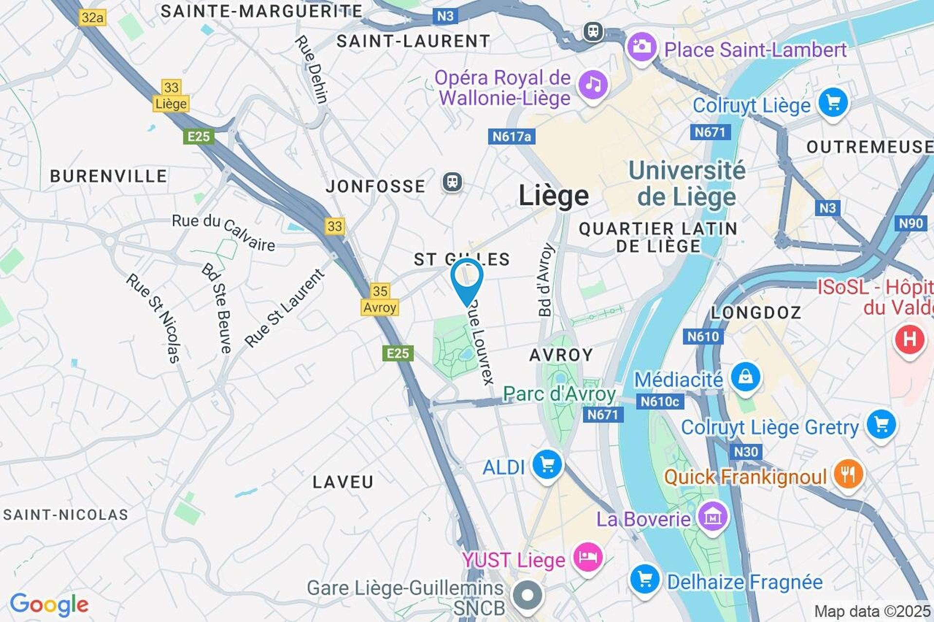 Photo 2 sur 2 pour Appartement d'une chambre à Liège