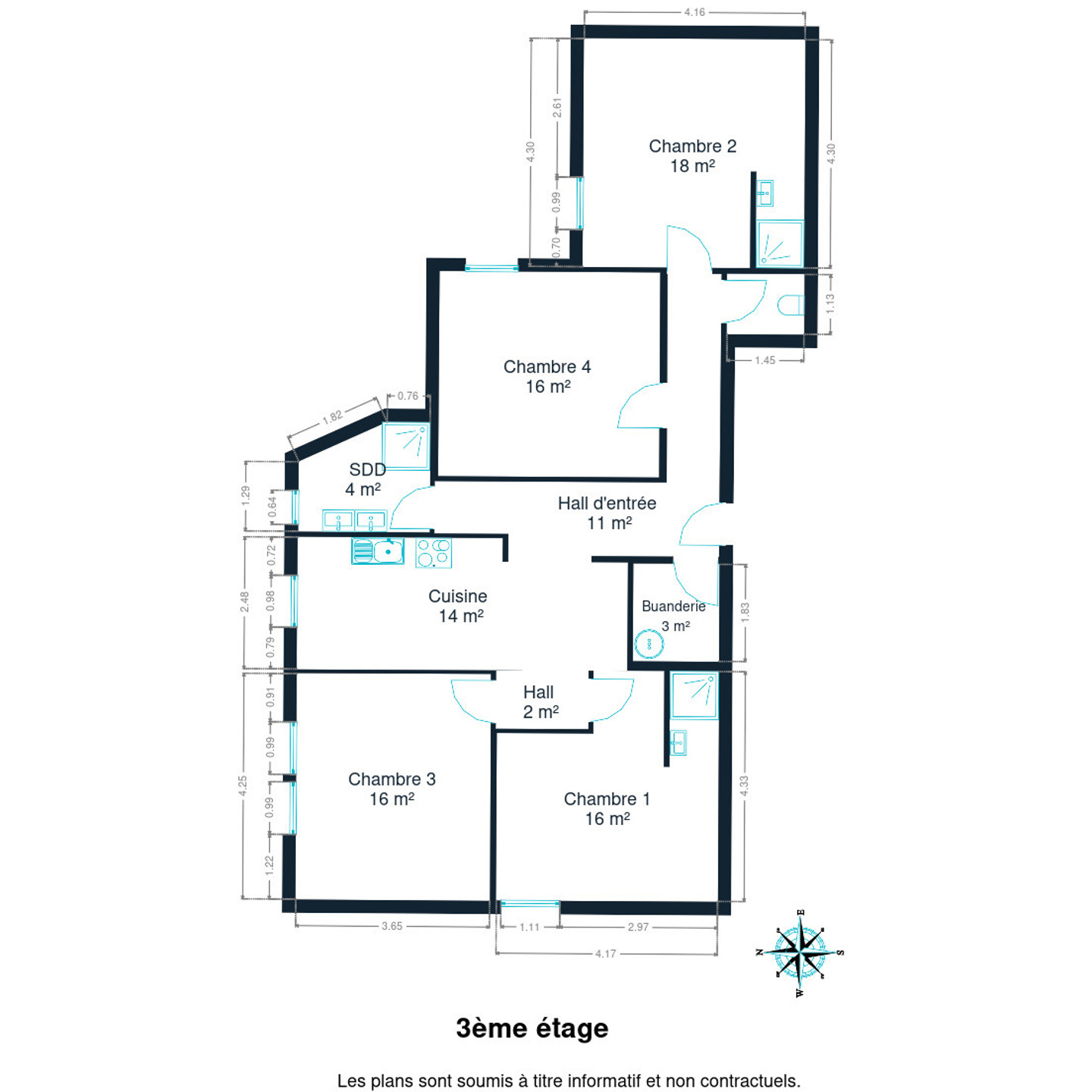 Picture 2 of 4 for Flat with four bedrooms in Arlon