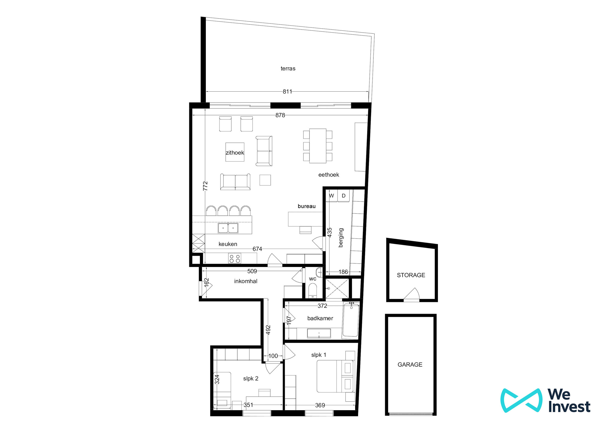 Picture 2 of 2 for Flat with two bedrooms in Beringen
