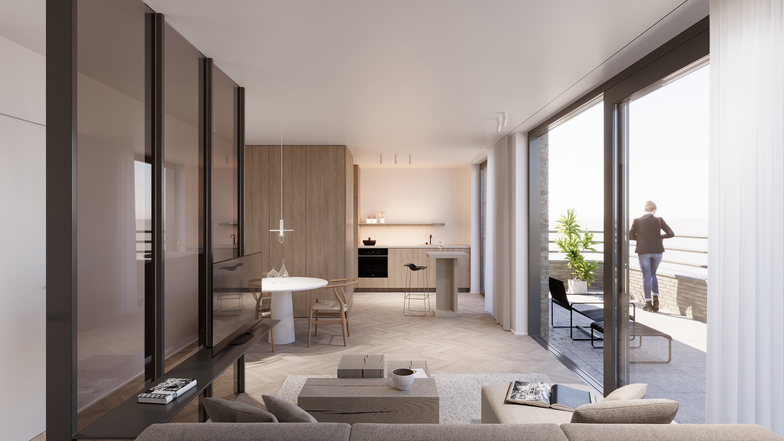 Picture 1 of 4 for Flat with three bedrooms in Bruxelles