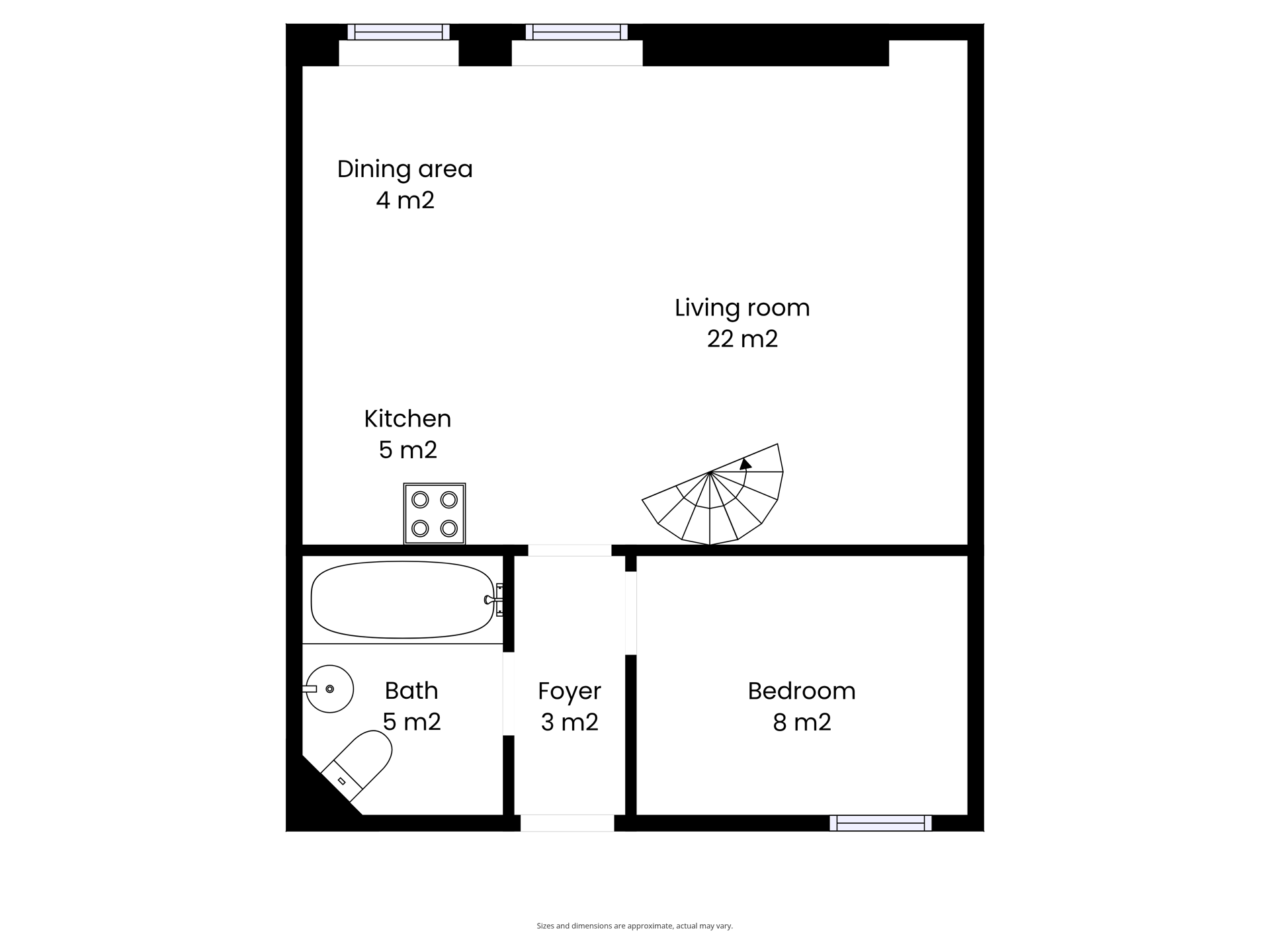 Picture 4 of 4 for Duplex with three bedrooms in Enghien