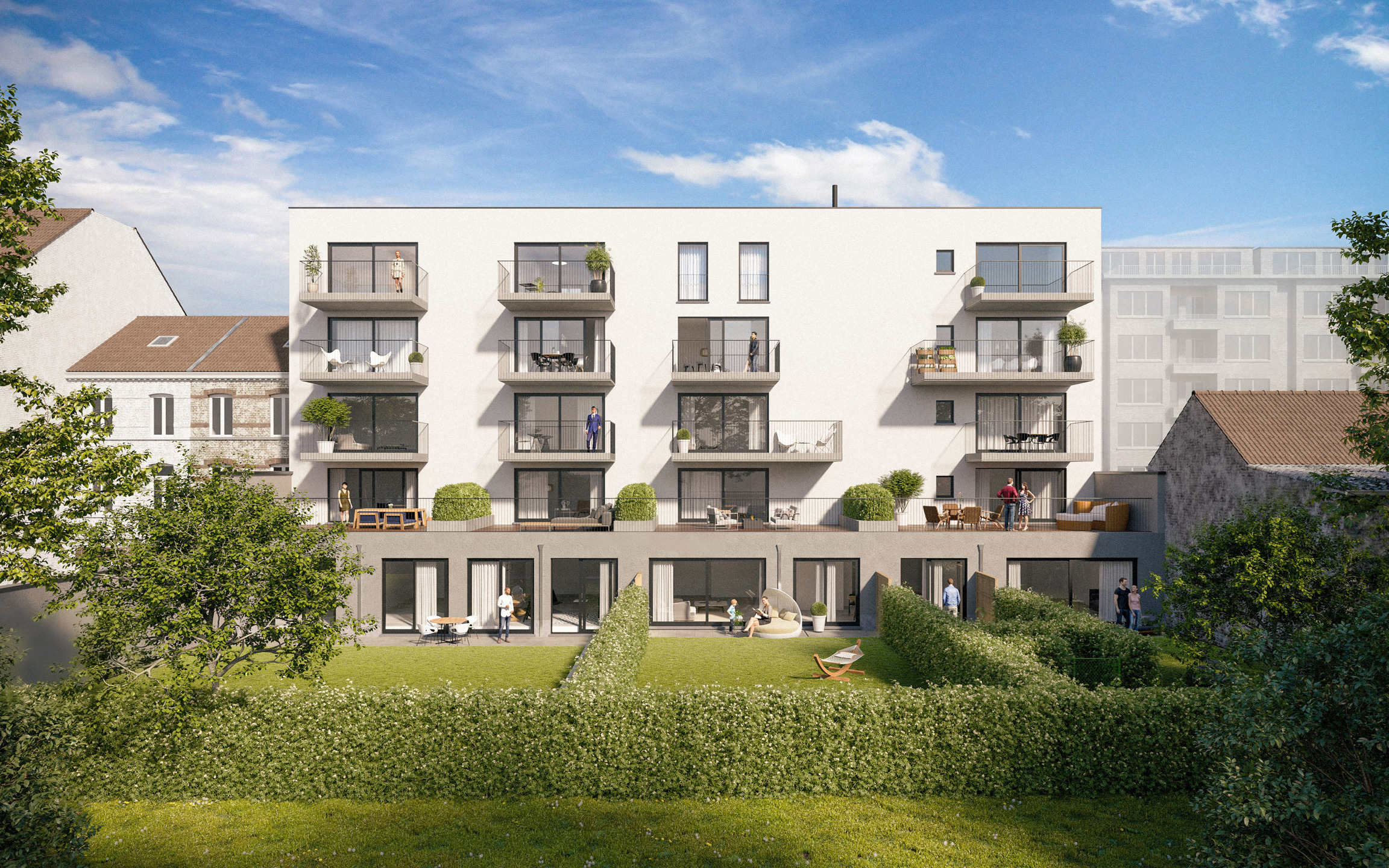 Picture 1 of 4 for Penthouse with three bedrooms in Evere