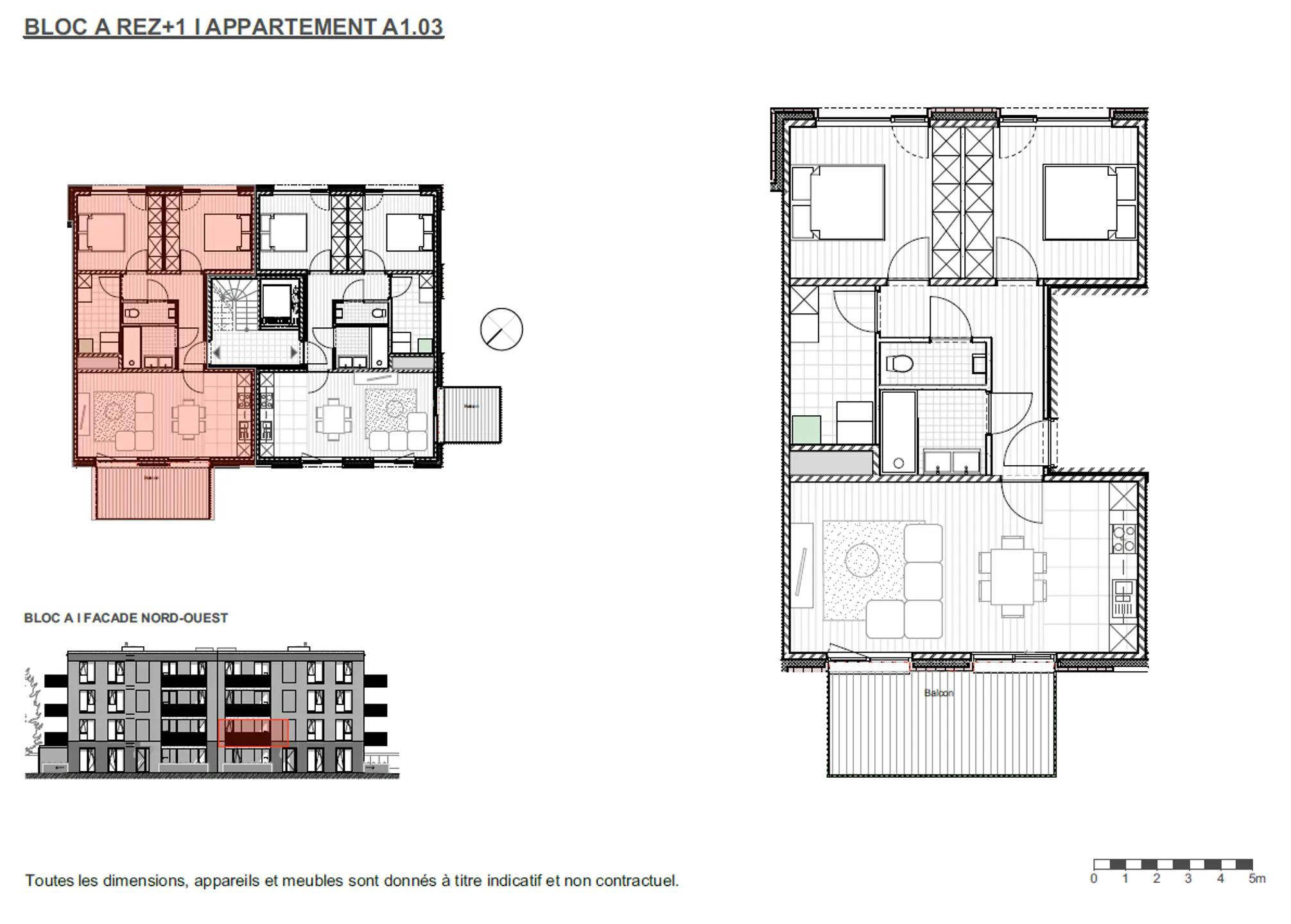Picture 1 of 4 for Flat with two bedrooms in Mons