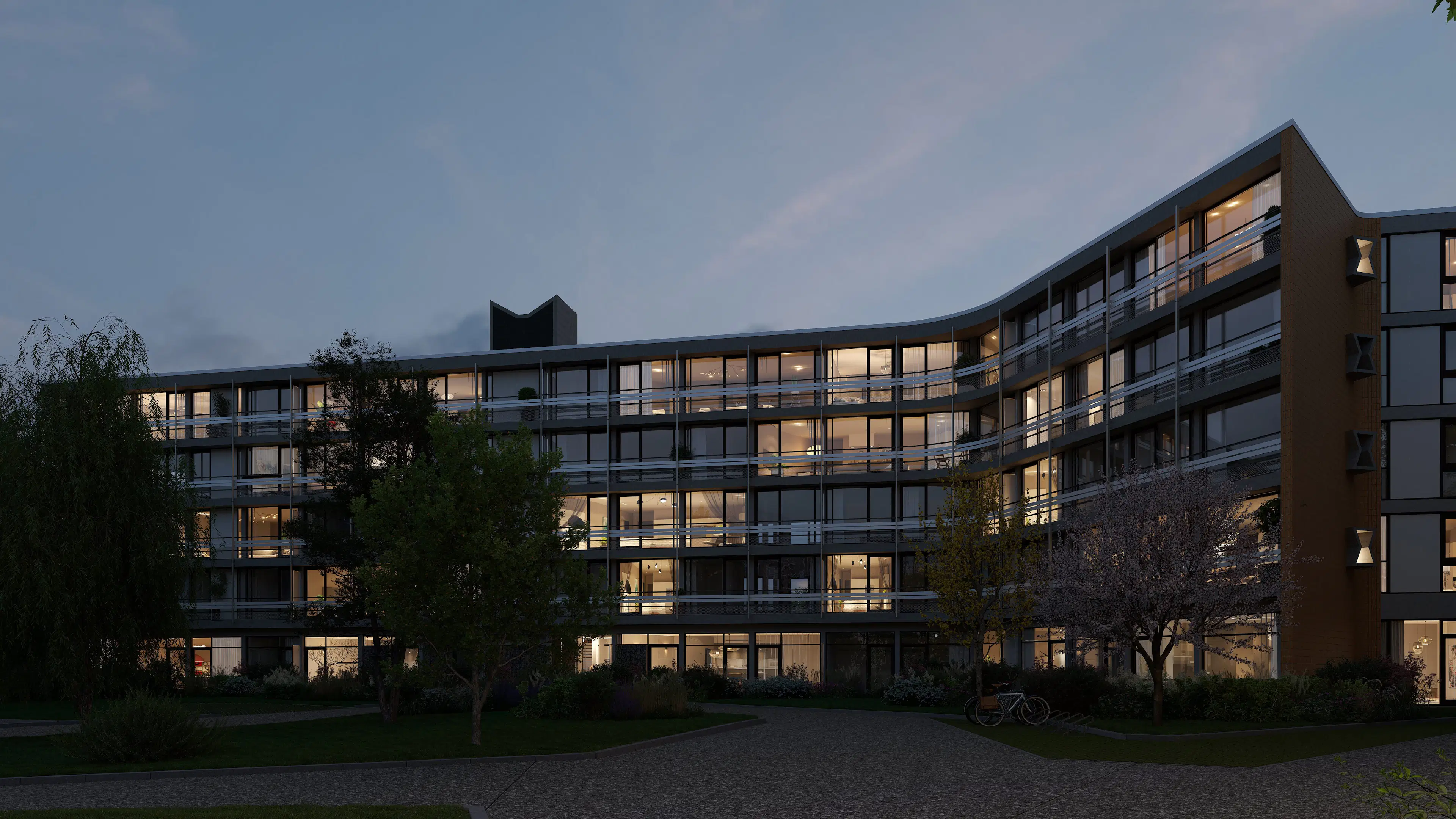 Picture 3 of 4 for Penthouse with two bedrooms in Berchem-Sainte-Agathe
