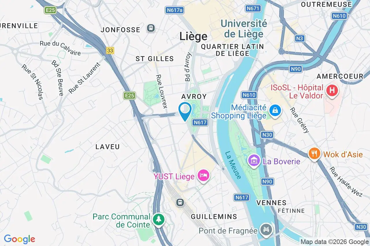 Picture 1 of 1 for Flat with one bedroom in Liège