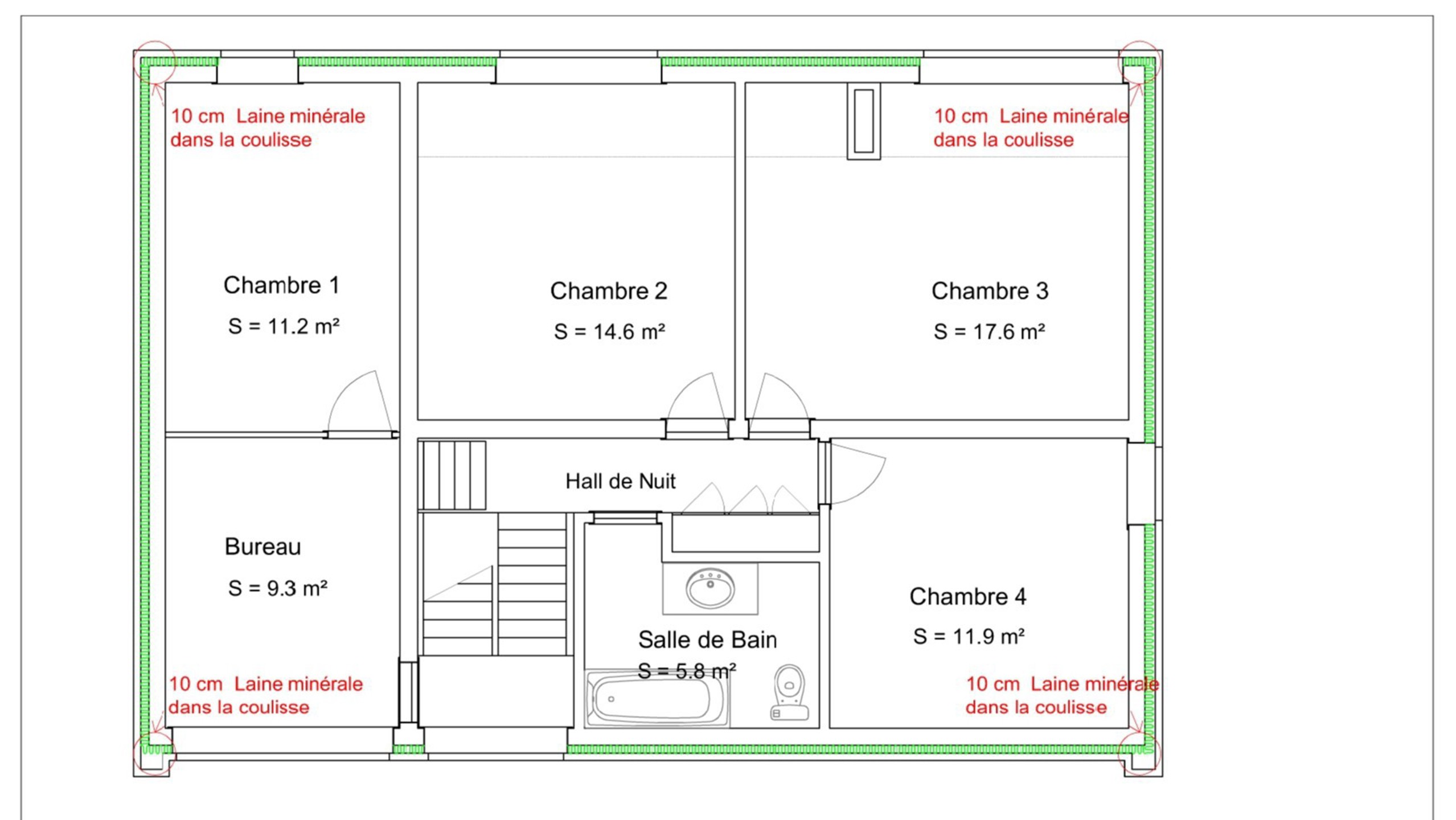Photo 4 sur 4 pour Villa de quatre chambres à Tubize
