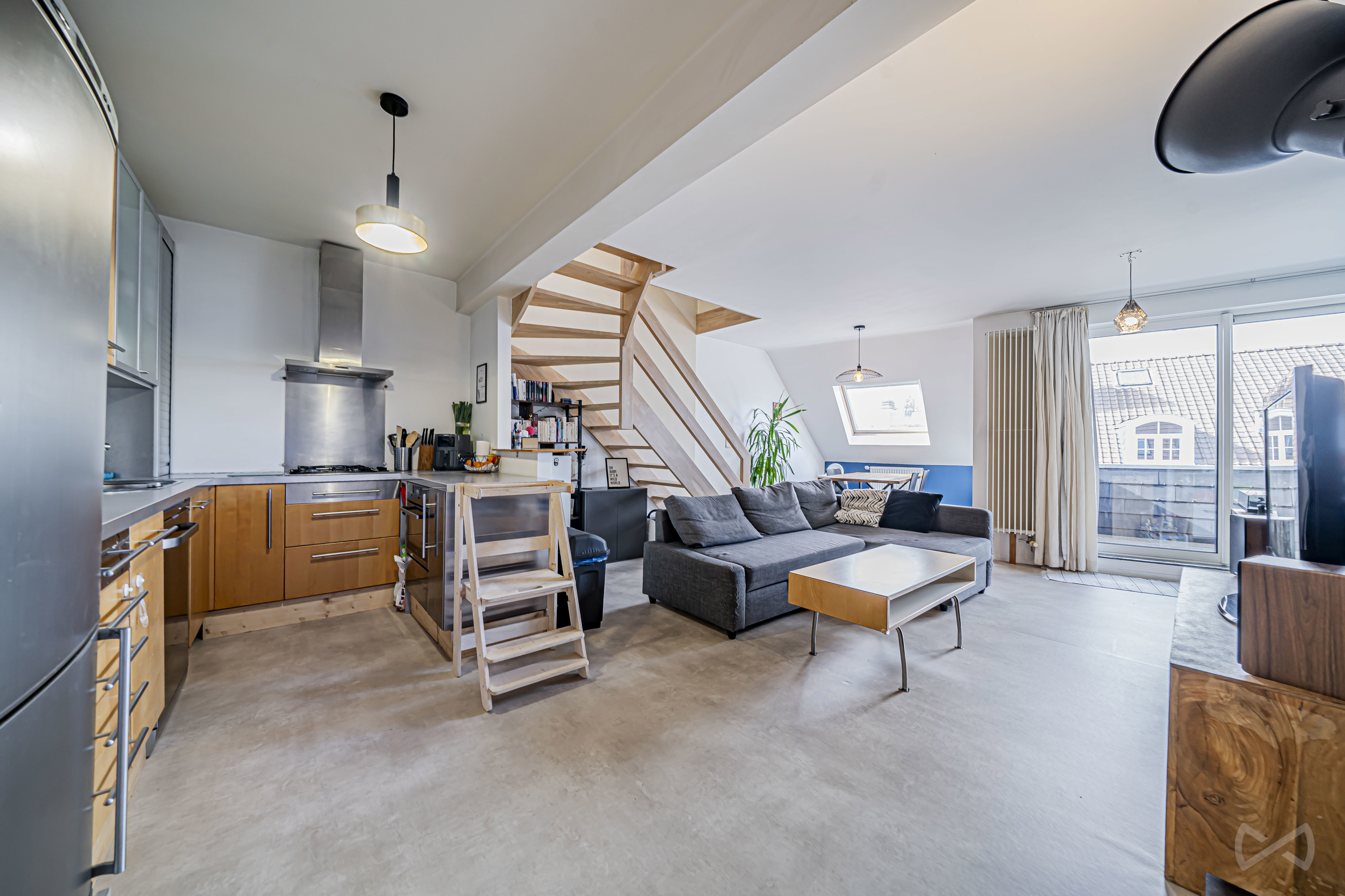 Photo 3 sur 3 pour Duplex de deux chambres à Evere