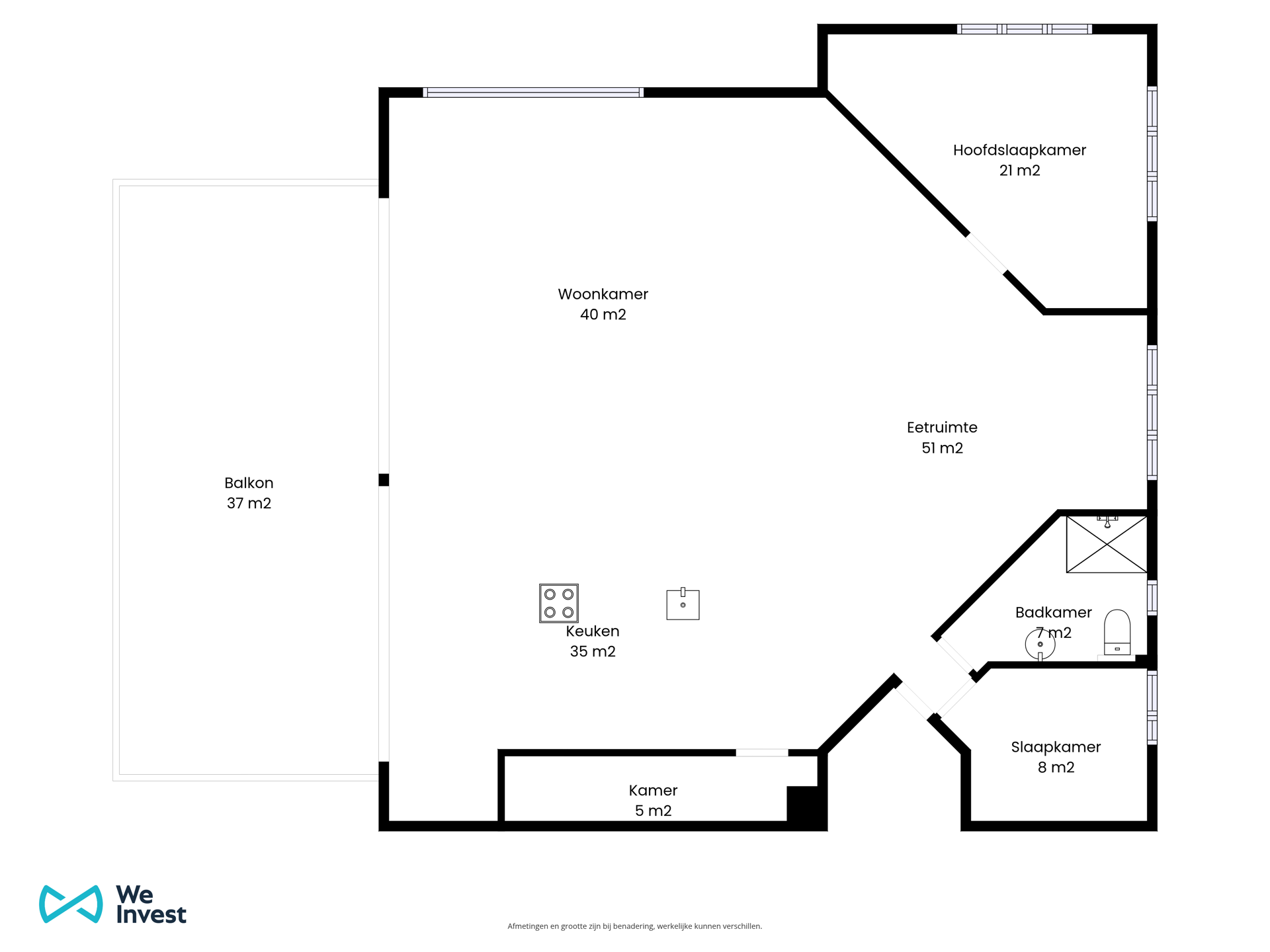 Picture 1 of 1 for Flat with two bedrooms in Overijse