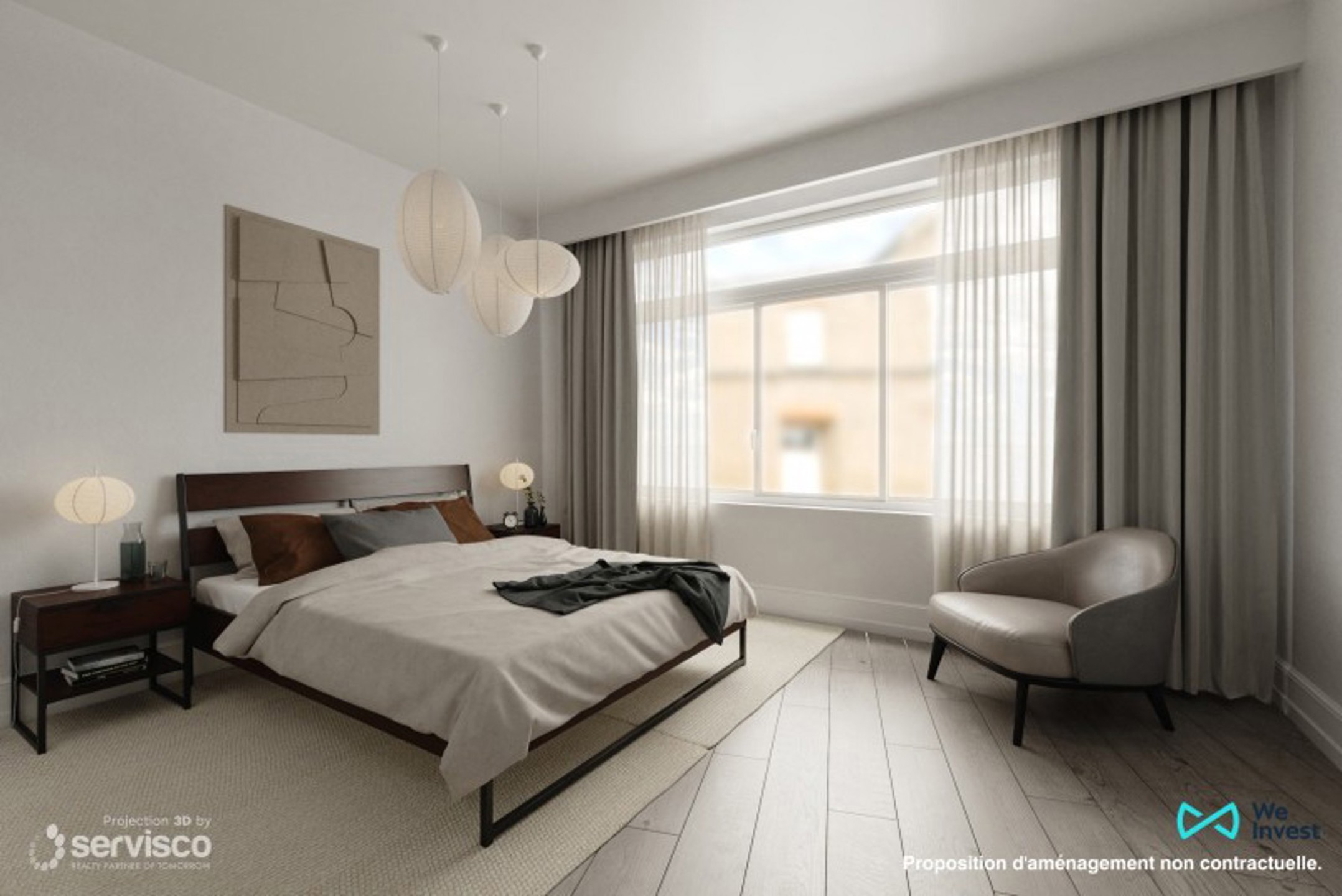 Picture 1 of 4 for Flat with one bedroom in Schaerbeek