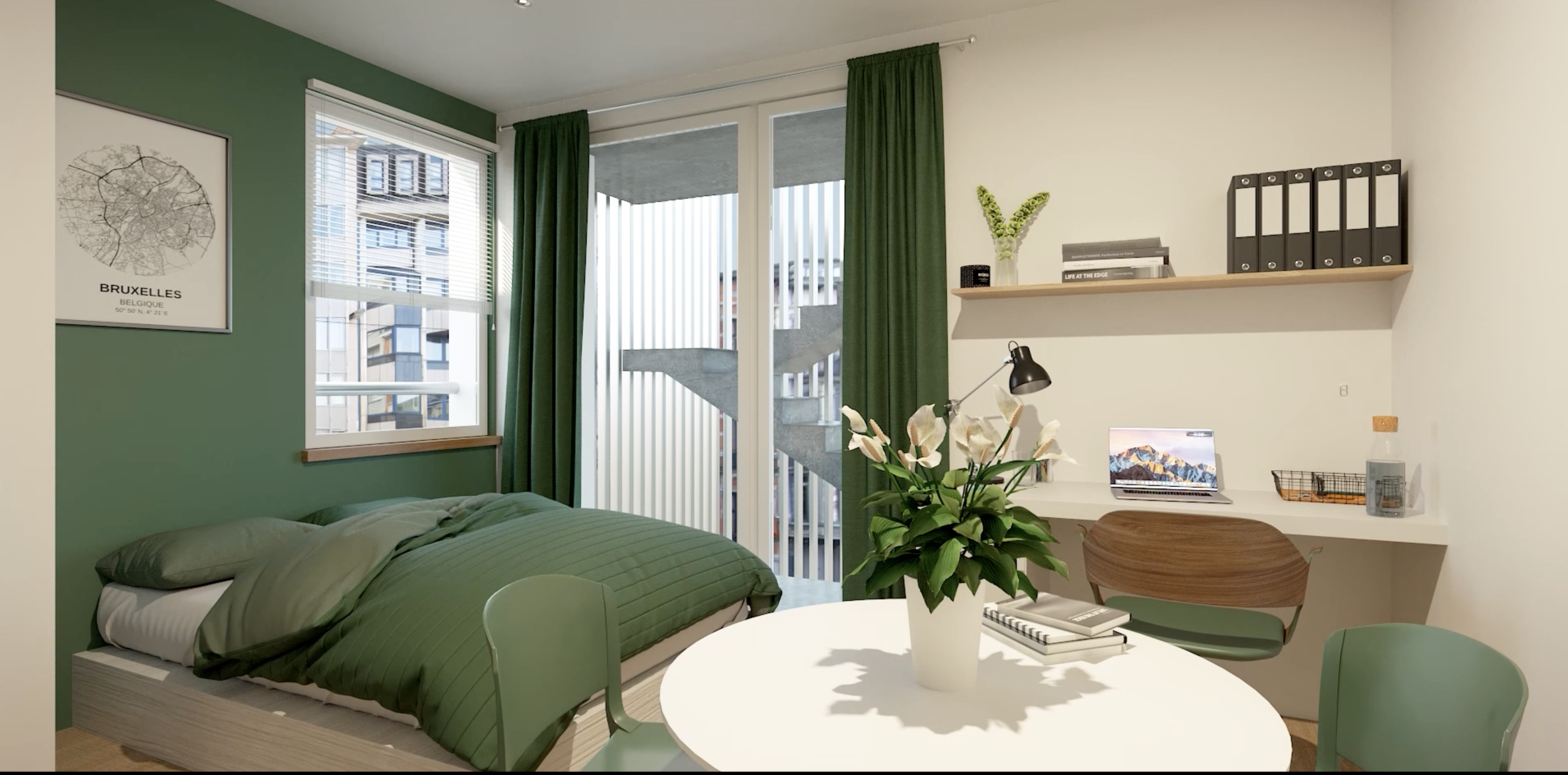 Picture 2 of 3 for Studio in Ixelles