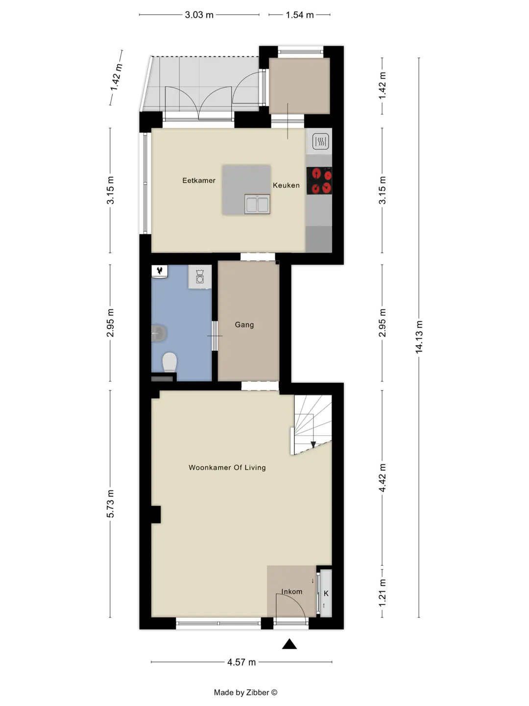 Picture 4 of 4 for House with two bedrooms in Sint-Katelijne-Waver