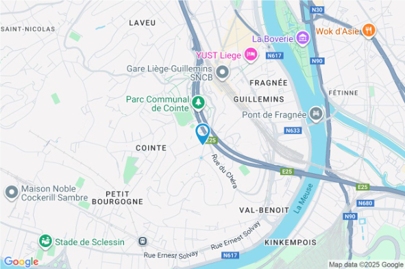 Picture 2 of 2 for Flat with one bedroom in Liège