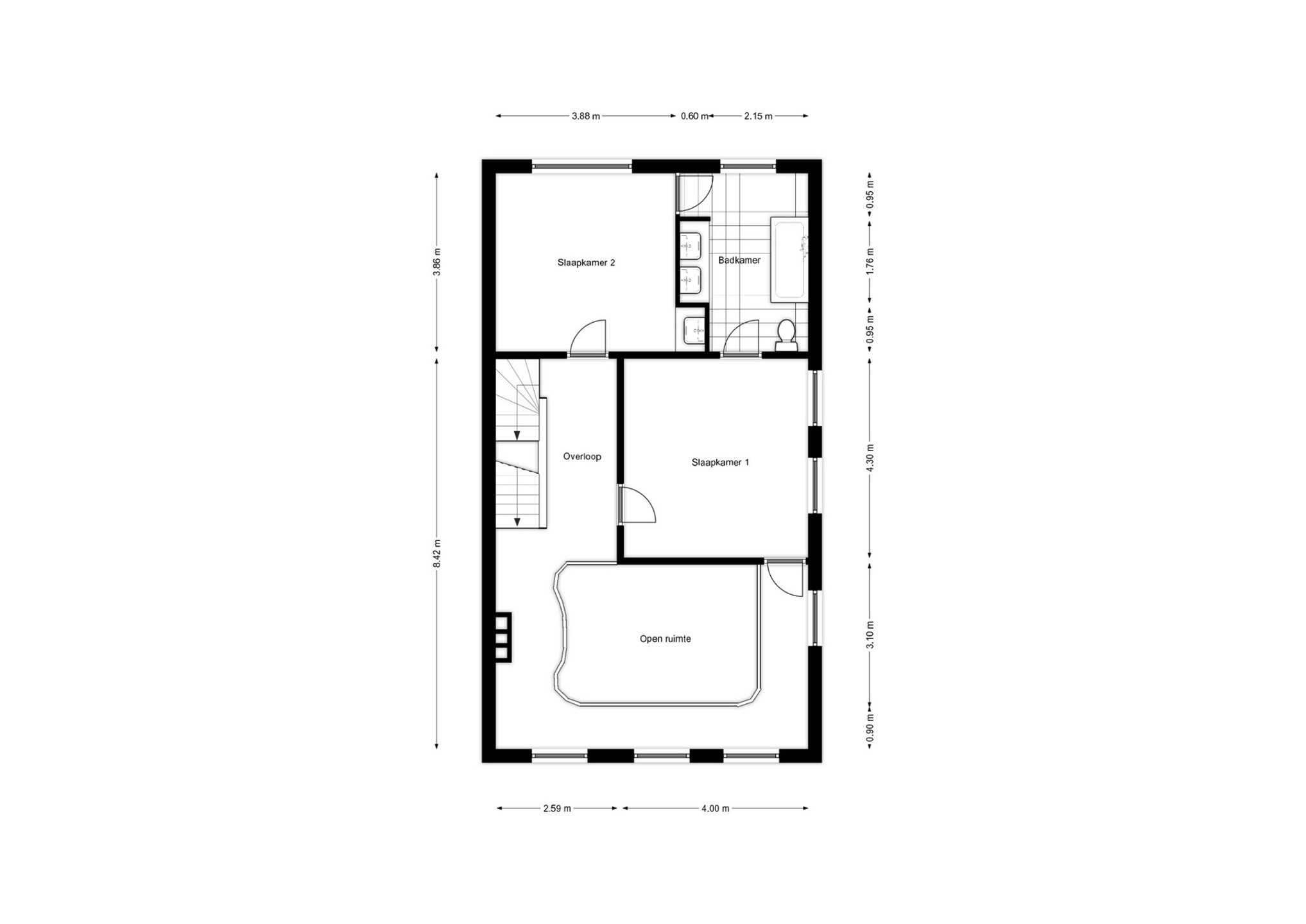 Photo 2 sur 4 pour Triplex de trois chambres à Lier
