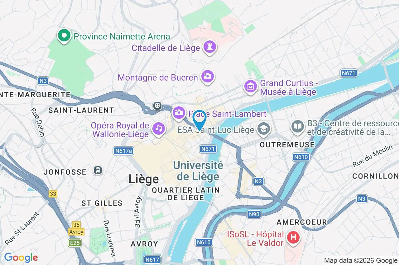 Photo 3 sur 3 pour Appartement d'une chambre à Liège