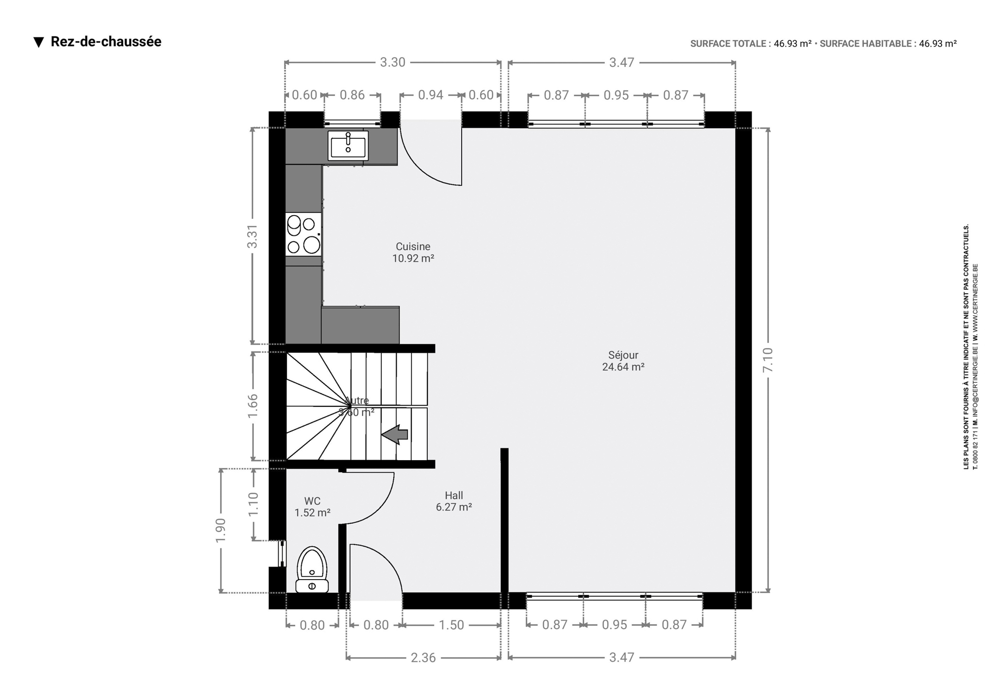 Foto 1 van 3 van Huis met drie slaapkamers in Tubize